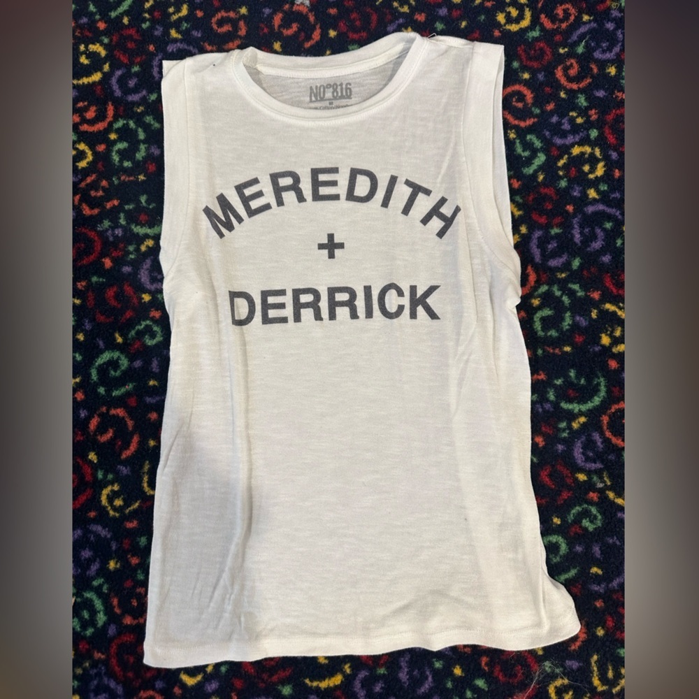 Meredith + Derek Greys Anatomy Tank Top- Medium